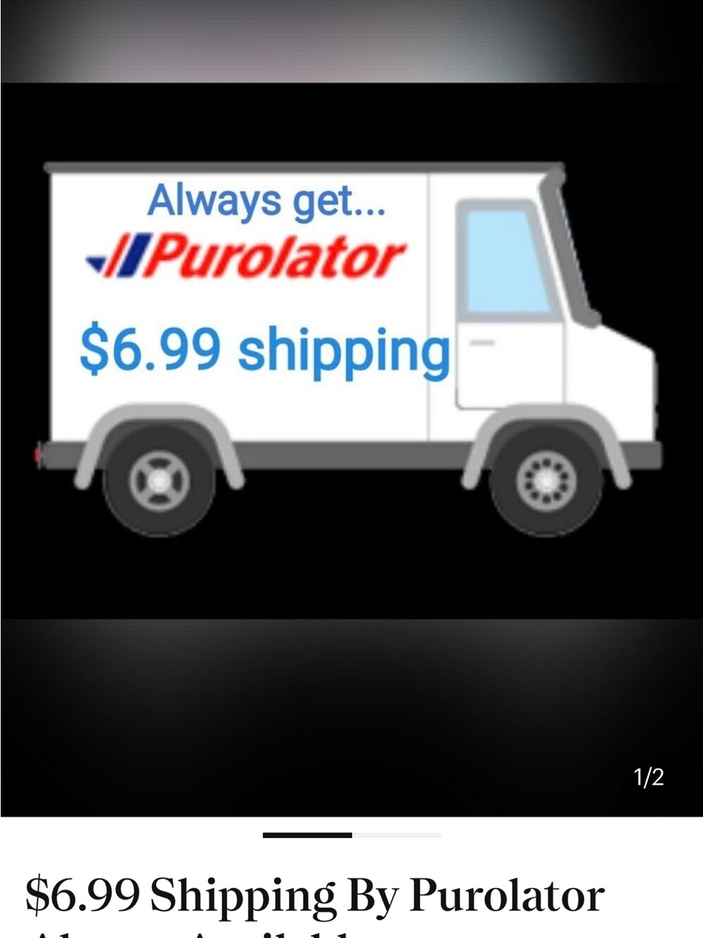 Can ship with Purolator if they operate in your area.